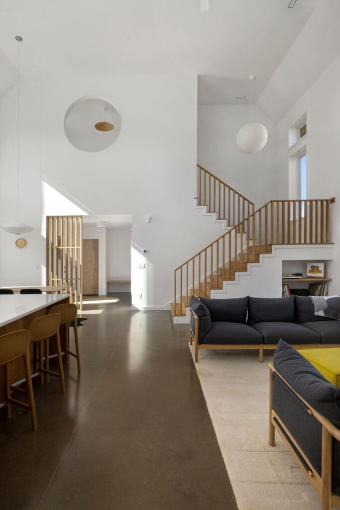 Living Room at 318 Sandpiper Kill Devil Hills - New Construction by Smith Contracting